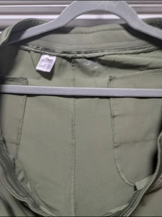 Men's Olive Green Drawstring Jogger Pants - Picture 3 of 4